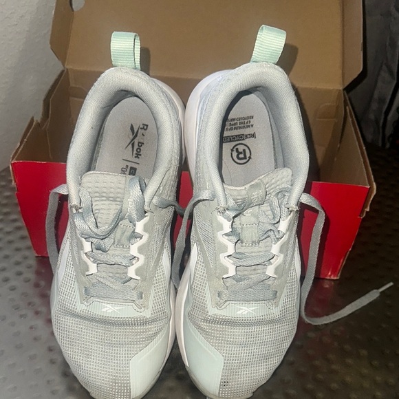 Reebok Light Green and white nano flex tr 2.0Athletic Shoes - Picture 2 of 8